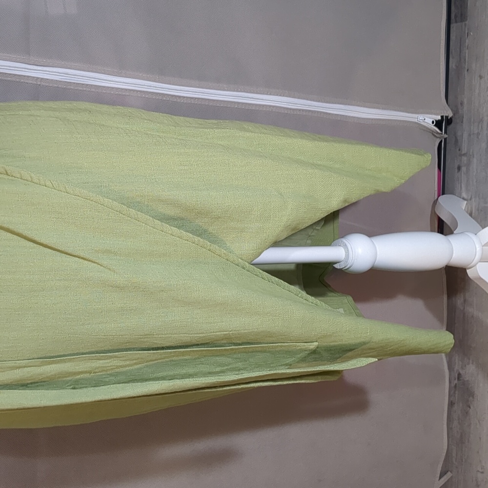 Etiquette Dress style C0T838 100% linen Color Strapless with Ruffles wai… - Picture 3 of 11